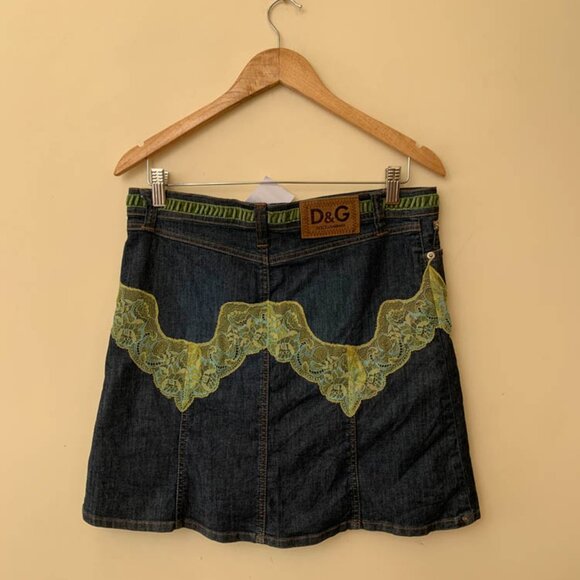D&G Denim Short Skirt - Picture 3 of 4